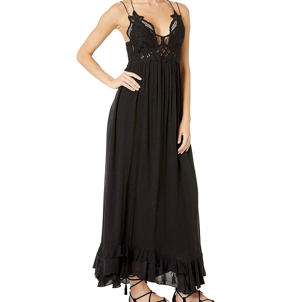 FREE PEOPLE Adella Crochet Floral Lace Dress
